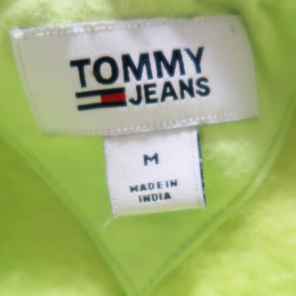 Tommy Hilfiger Apple Green Pullover Hoodie Medium - Picture 10 of 11